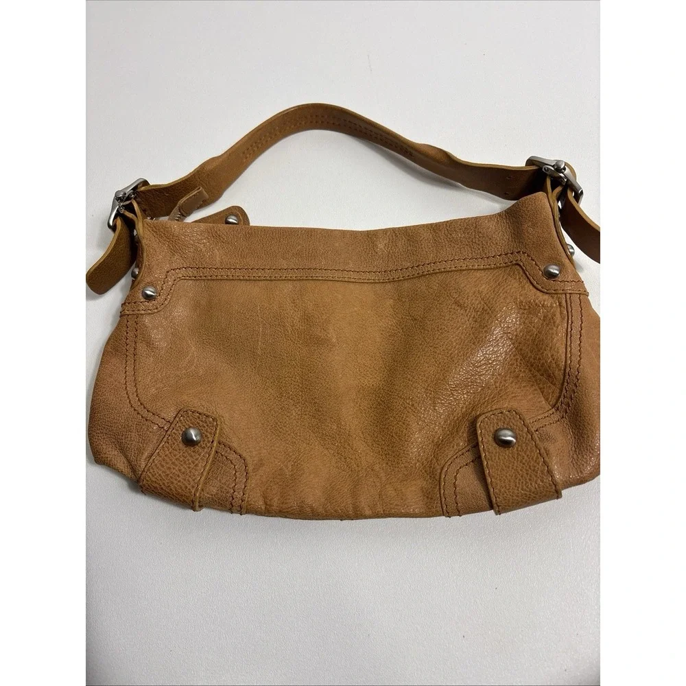 Via Sipiga 100% GOAT Leather Caramel Shoulder‎ Bag